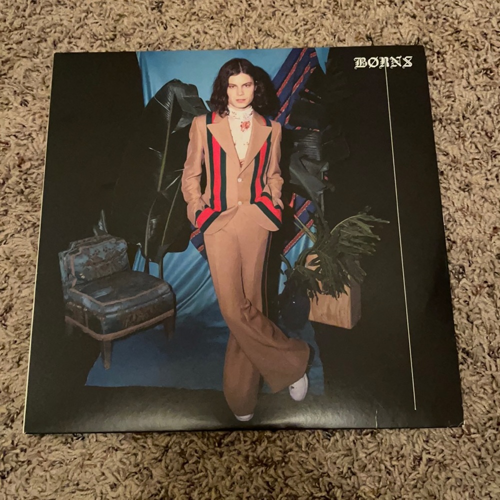 Borns blue Madonna in blue vinyl